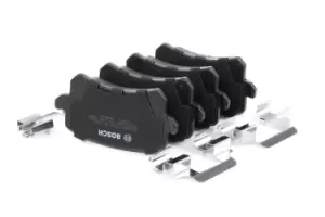 Image of Bosch Brake pad set 0 986 494 626 Brake pads,Brake pad set, disc brake VW,Passat Variant (3C5),Passat Variant (365),Passat Limousine (3C2)