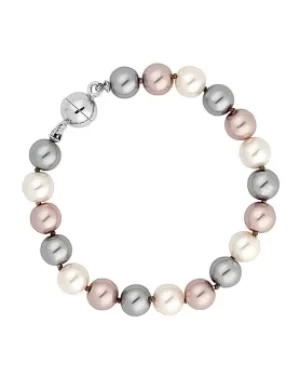Image of Jon Richard Triple Tone Pearl Bracelet