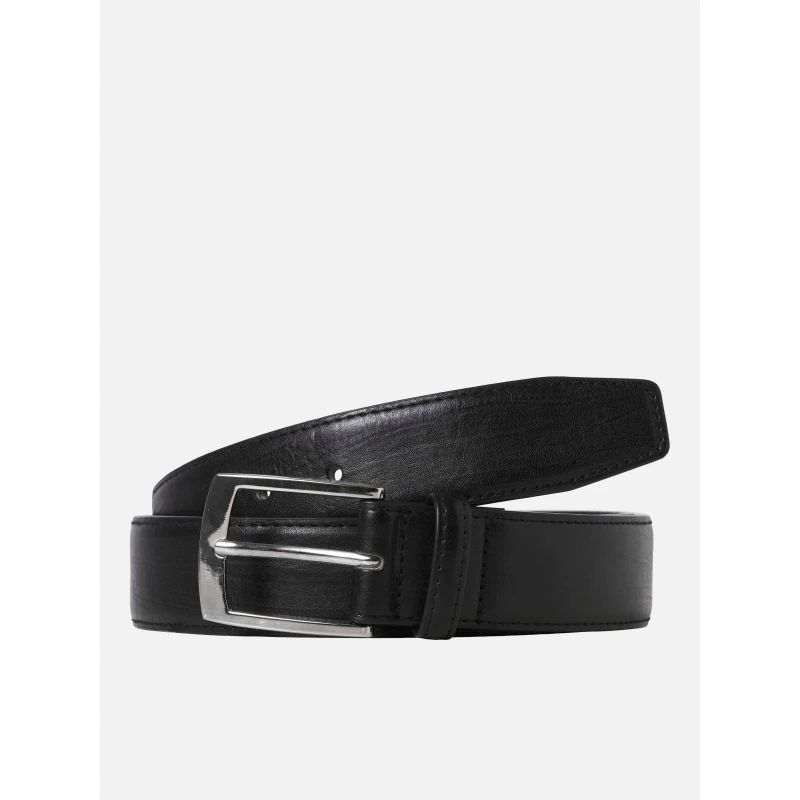 Image of Jack and Jones Mens Markus Faux Leather Belt Black male 95