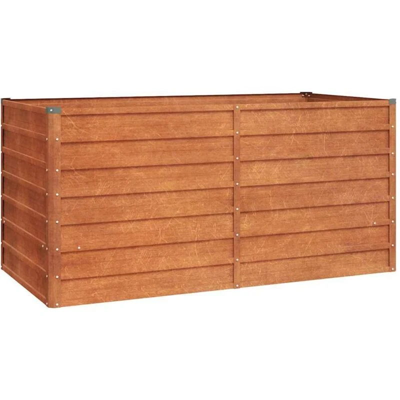 Image of VIDAXL Garden Raised Bed Rusty 160x80x77cm Corten Steel Vidaxl 8720287069829