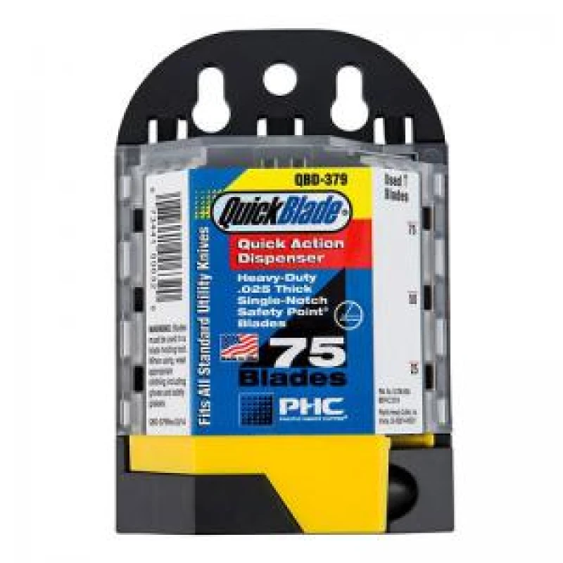 Image of Pacific Handy Cutter SAFETY POINT UTILITY BLADE DISPENSER 75 BLADES