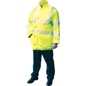 Image of Hi-vis 2XL Yellow Breathable Coat CL3