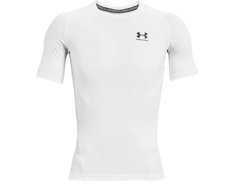 Image of Under Armour Armour HeatGear Short Sleeve Mens - White White M