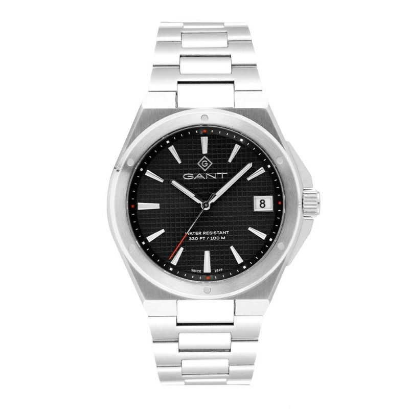 Image of Gant Mens Marshfield Analogue Quartz Watch Black/Silver male One Size