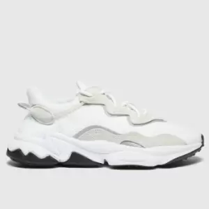 Image of adidas white & beige ozweego Youth Trainers