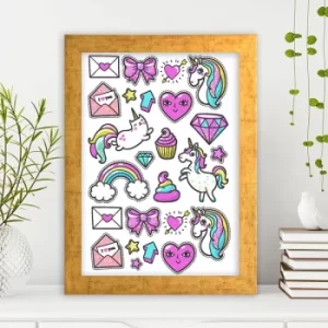 Image of AC481800055 Multicolor Decorative Framed MDF Painting