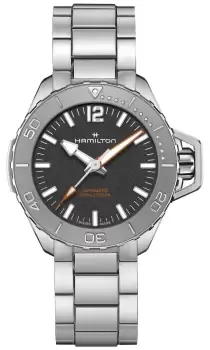 Image of Hamilton H77485130 Khaki Navy Frogman Automatic (41mm) Black Watch