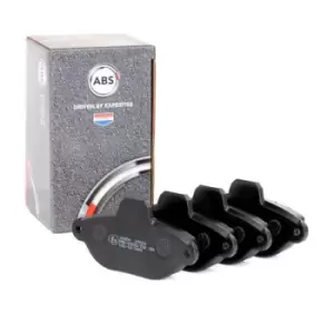 Image of A.B.S. Brake pad set 36854 Brake pads,Brake pad set, disc brake FIAT,LANCIA,PANDA (169),PUNTO (188),Seicento / 600 Schragheck (187_),PUNTO (176)