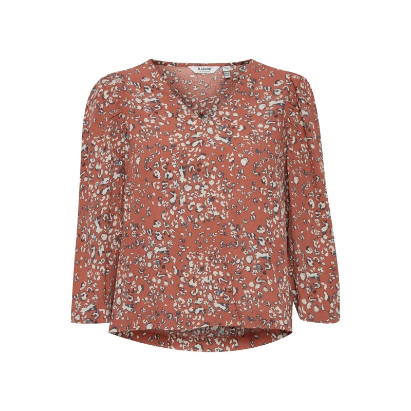 Image of b.Young Womens blouse b.young Byflaminia Leo Marron Female 36