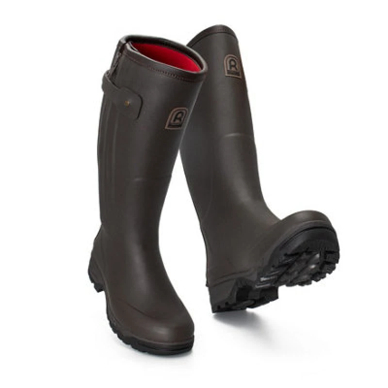 Image of Rouchette Brown Veneur Neo Zip Wellington Boots