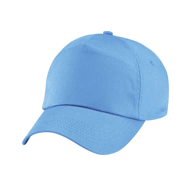Image of Beechfield Original 5 Panel Cap in Blue Blue Unisex One Size