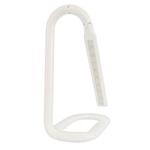 Image of Lloytron 2W LED 'Paperclip' Touch Study Desk Lamp - White