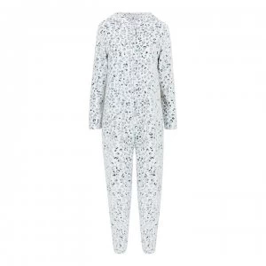 Image of Yumi White Leopard Onesie - White