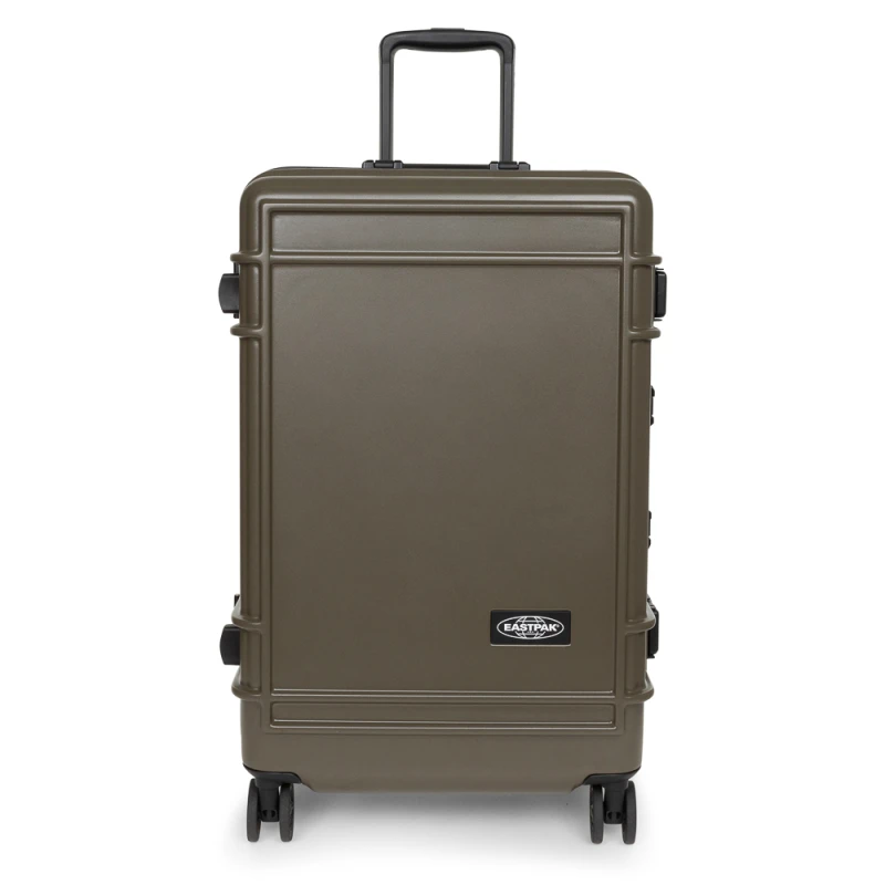 Image of Eastpak Large Trolley Spinner Suitcase - Resist'r Large Trolley Spinner Suitcase - Resist'r - 78(h) x50(w) x 29(d) cm - Army Olive - Ek0a5bjgj32 Army
