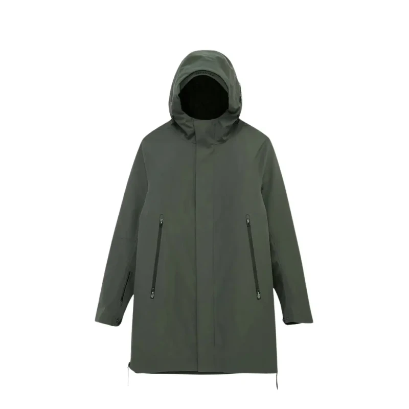 Image of Krakatau 3-in-1 long parka with removable inner lining Krakatau Planck Gris Male M