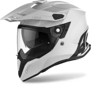 Image of Airoh Commander Color Motocross Helmet, grey, Size S, grey, Size S