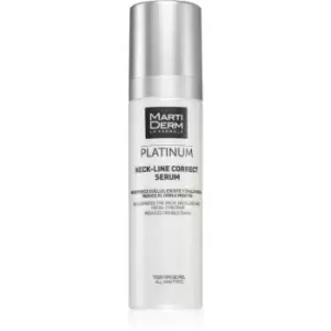 Image of Martiderm Platinum Intensive Lifting Serum for firming of the neck and chin 50ml