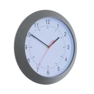 Image of Original Wall Clock with Dark Grey Case Diameter 300mm