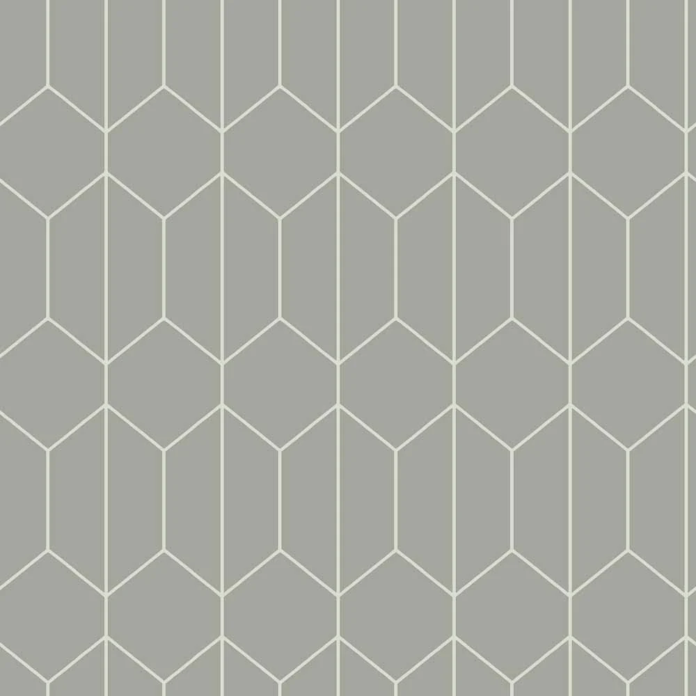 Image of Arthouse Linear Geo Grey Wallpaper