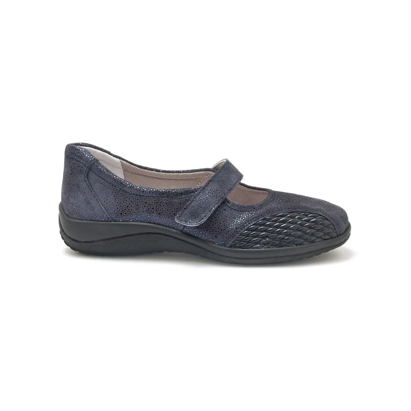 Image of Pediconfort Leather Ballet flats woman Pediconfort Bleu Female 38