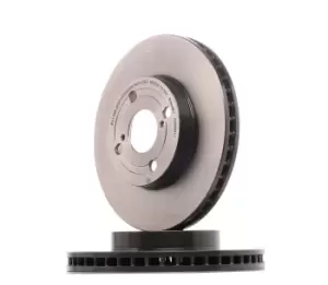 Image of PAIR PAINTED BREMBO BRAKE DISCS 09.9824.11