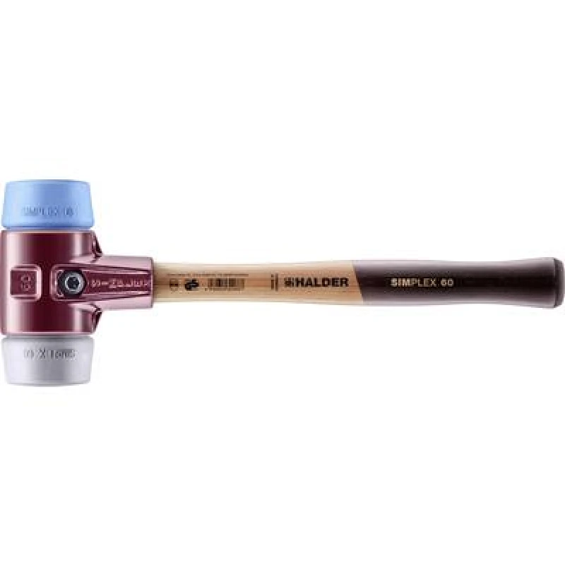 Image of Halder Halder SIMPLEX 3013.060 Soft-face hammer Ergonomic handle, Semihard, Soft 1420g 405mm 3013.060