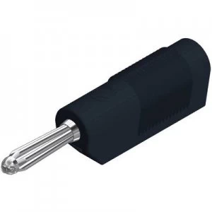 Image of SKS Hirschmann BSB 20 K Banana plug Plug, straight Pin diameter: 4mm Black