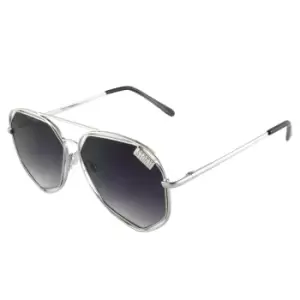 Image of Storm Classic Silver Metal Style With Smoke Mirror Angular Lens Sunglasses