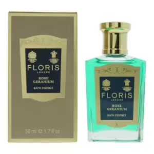 Image of Floris Rose Geranium Bath Essence 50ml TJ Hughes