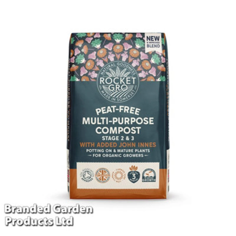 Image of Thompson & Morgan Rocketgro Multi Purpose Compost Stage 2&3 With Added John Innes 40 Litre X 1 Unit