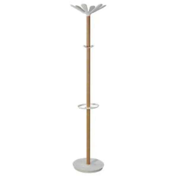 Image of Alba Alba PMNAHOW BC coat rack Floorstanding 6 hook(s) White PMNAHOW BC