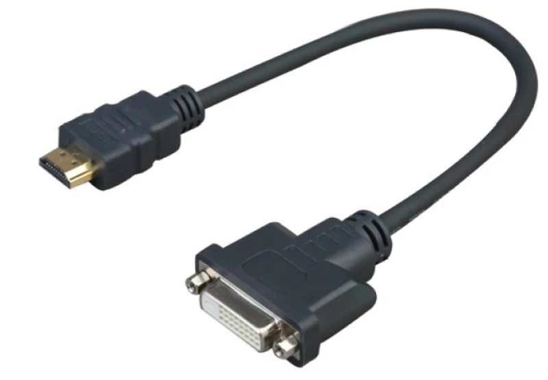 Image of Vivolink PROHDMIADAPDVI video cable adapter 0.2 m HDMI DVI-D Black