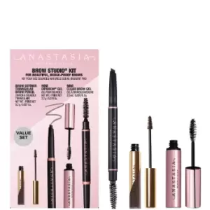 Image of Anastasia Beverly Hills Brow Studio Kit (Various Shades) - Dark Brown