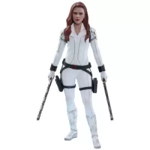Image of Hot Toys Black Widow Movie Masterpiece Action Figure 1/6 Black Widow Snow Suit Version 28 cm