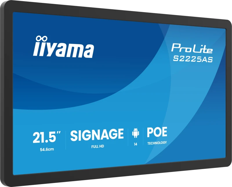 Image of iiyama ProLite S2225AS-B1P Digital signage flat panel 54.6cm (21.5&qu