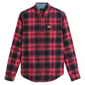 Image of Heritage Checked Cotton Shirt in Regular Fit