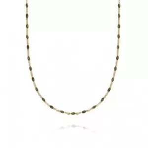 Image of Treasures Green Beaded Necklace BN01_GP