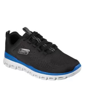 Image of Skechers Glide Step Fasten Up Mens Trainers - Black