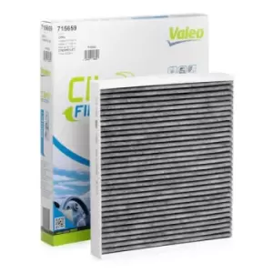 Image of VALEO Pollen filter OPEL,CHEVROLET,SAAB 715659 13271190,13271191,13503677 52420930,52425938,95152912,95527473,13271190,1808246,1808524,52420930