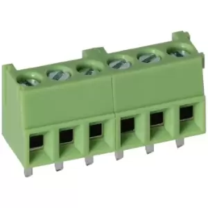 Image of TruConnect 211794 3.5mm 6 Way Low Profile Rising Clamp Terminal Block