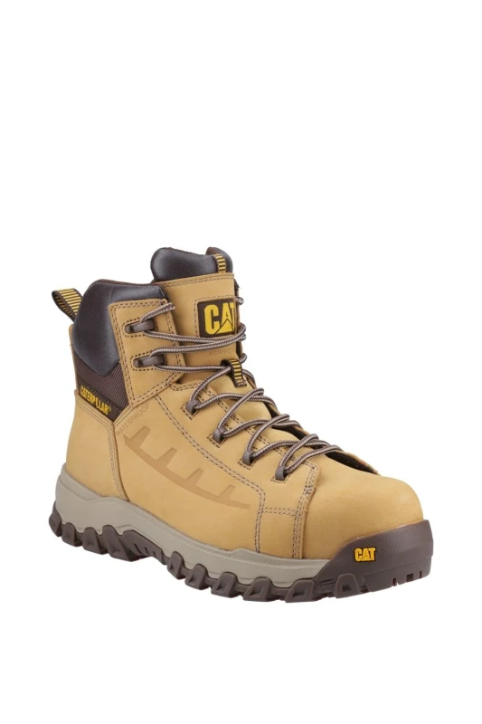 Image of Caterpillar Threshold Rebound Safety Boot Brown
