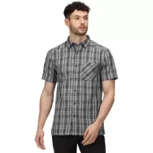 Image of Regatta Mens Kalambo VI Quick Drying Short Sleeve Shirt M- Chest 39-40' (99-101.5cm)