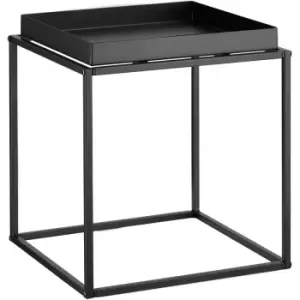 Image of Tectake - Bedside table Cambridge - lamp table, side table, small side table - Black - black