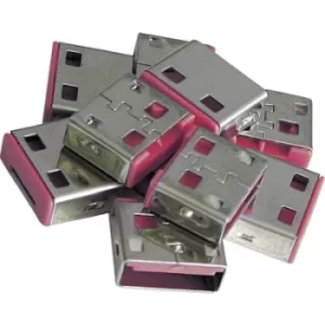 Image of Usb Port Locks Pink 4R70216
