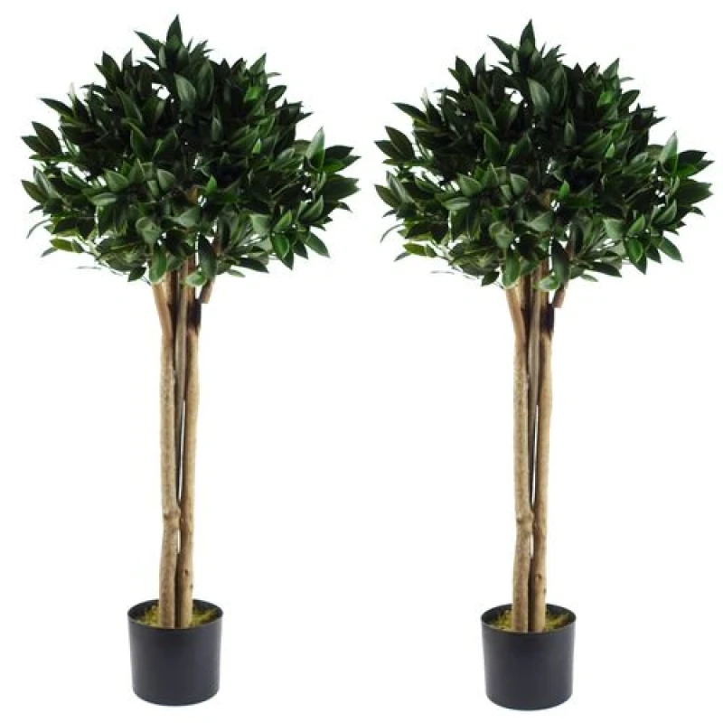 Image of Leaf 120cm Bay Tree Laurel UV Resistant Outdoor Green