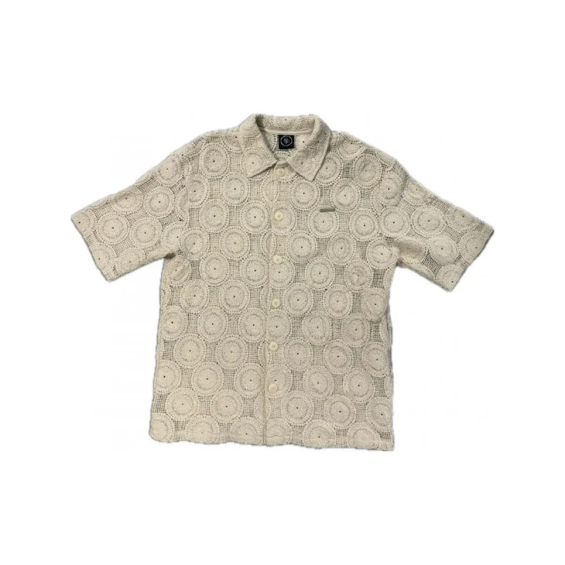 Image of Project X Paris Crochet shirt Project X Paris Beige Male S