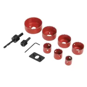Image of Silverline Holesaw Kit 11pce 21 - 64mm Dia 633479