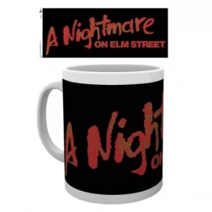 Image of Nightmare On Elm Street Logo Mug