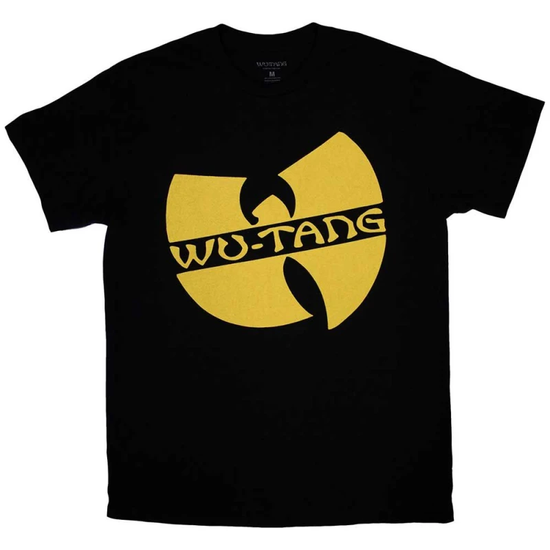 Image of Wu-Tang Clan Mens Tour '23 State Of Mind Slant Logo T-Shirt in Black Size: 2XL Black Male 2XL
