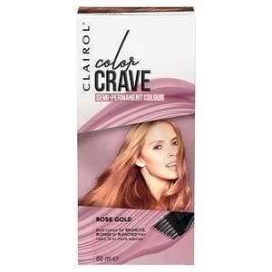 Image of Color Crave Semi Permanent Hair Colour 60ml Rose Gold Pink